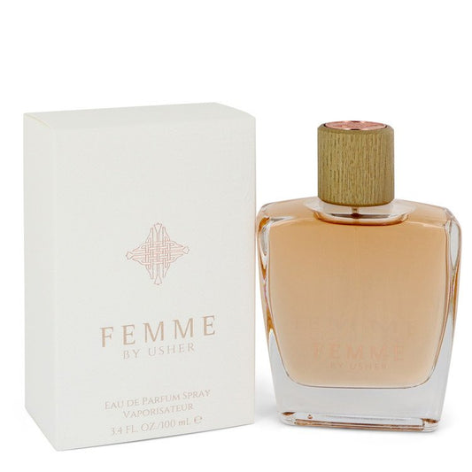 Usher Femme by Usher Eau De Parfum Spray 3.4 oz for Women - Fragrance Spice