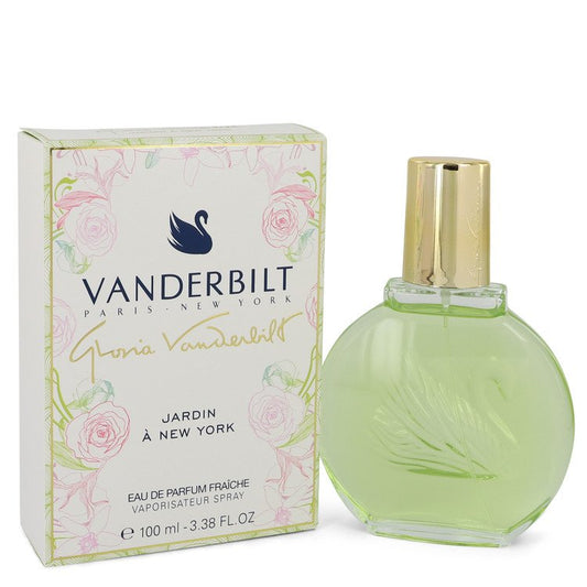 Vanderbilt Jardin A New York by Gloria Vanderbilt Eau De Parfum Fraiche Spray 3.4 oz for Women - Fragrance Spice