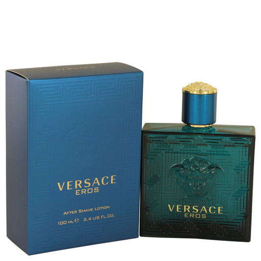 Versace Eros by Versace After Shave Lotion 3.4 oz for Men - Fragrance Spice
