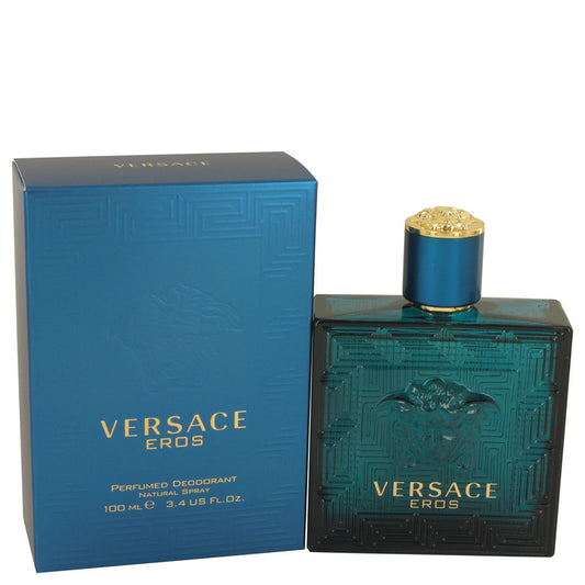 Versace Eros by Versace Deodorant Spray 3.4 oz - Fragrance Spice