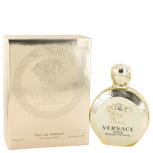 Versace Eros by Versace Eau De Parfum Spray 3.4 oz for Women - Fragrance Spice