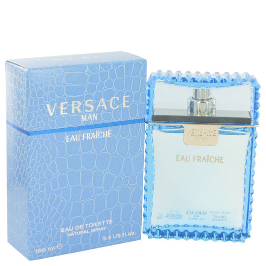 Versace Man by Versace Eau Fraiche Eau De Toilette Spray (unboxed) 1.7 oz for Men - Fragrance Spice