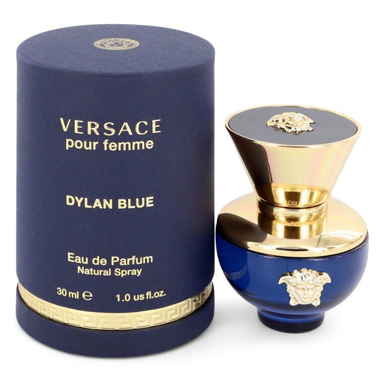 Versace Pour Femme Dylan Blue by Versace Eau De Parfum Spray 1 oz for Women - Fragrance Spice