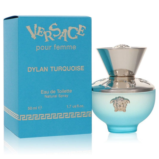 Versace Pour Femme Dylan Turquoise by Versace Eau De Toilette Spray 1.7 oz for Women - Fragrance Spice