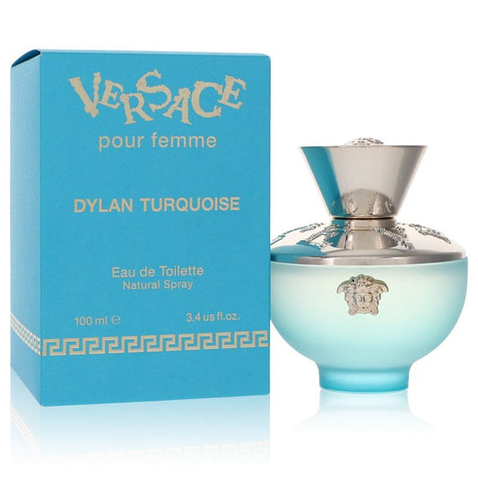 Versace Pour Femme Dylan Turquoise by Versace Eau De Toilette Spray 3.4 oz for Women - Fragrance Spice