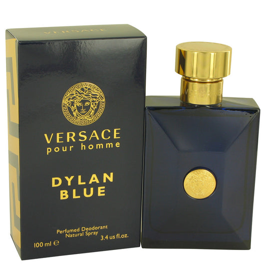 Versace Pour Homme Dylan Blue by Versace Deodorant Spray 3.4 oz - Fragrance Spice