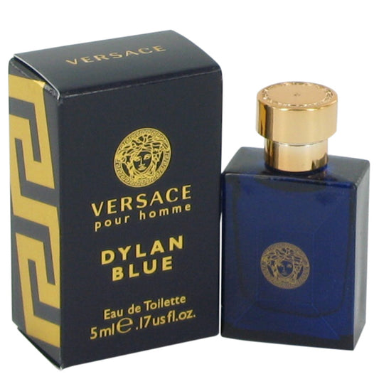 Versace Pour Homme Dylan Blue by Versace Mini EDT .17 oz for Men - Fragrance Spice
