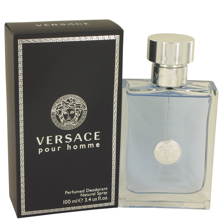 Versace Pour Homme by Versace Deodorant Spray 3.4 oz for Men - Fragrance Spice