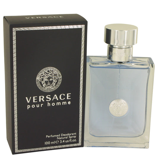Versace Pour Homme by Versace Deodorant Spray 3.4 oz for Men - Fragrance Spice