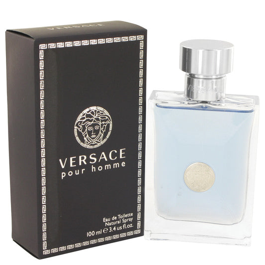 Versace Pour Homme by Versace Eau De Toilette Spray 3.4 oz for Men - Fragrance Spice