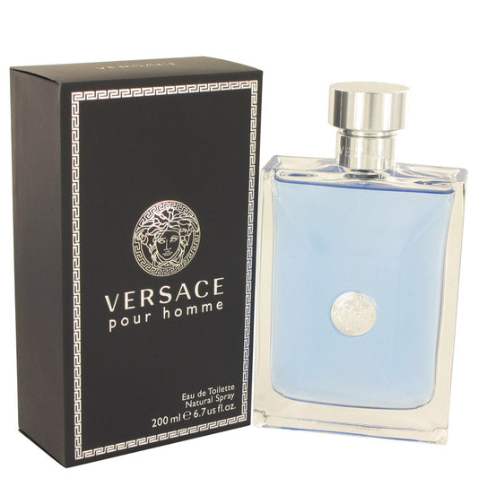 Versace Pour Homme by Versace Eau De Toilette Spray 6.7 oz for Men - Fragrance Spice