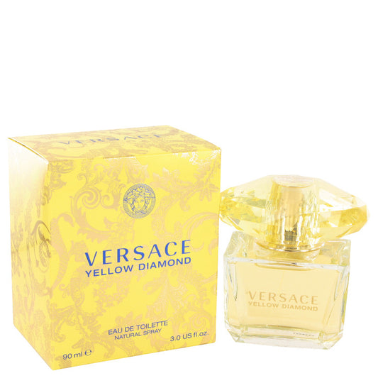 Versace Yellow Diamond by Versace Eau De Toilette Spray 3 oz for Women - Fragrance Spice