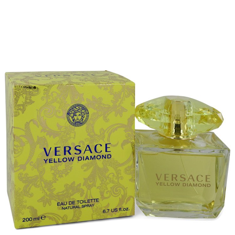 Versace Yellow Diamond by Versace Eau De Toilette Spray 6.7 oz for Women - Fragrance Spice