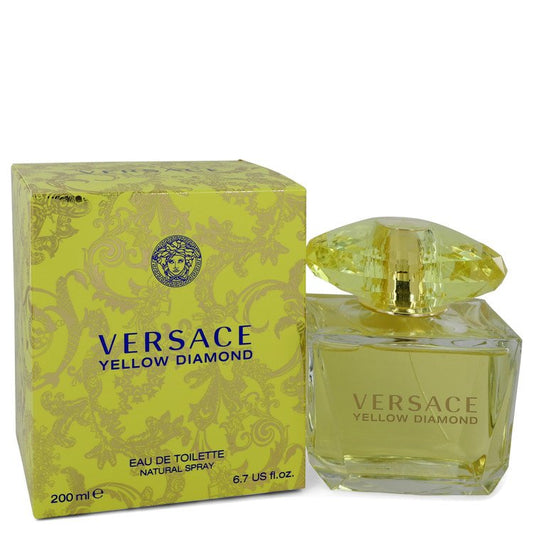 Versace Yellow Diamond by Versace Eau De Toilette Spray 6.7 oz for Women - Fragrance Spice