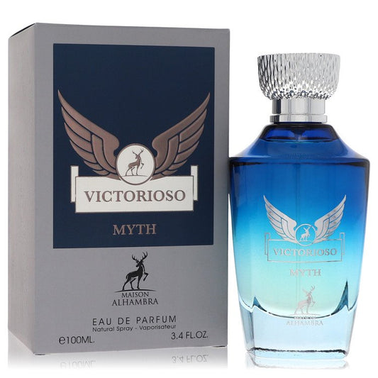 Victorioso Legend Myth by Maison Alhambra Eau De Parfum Spray 3.4 oz for Men - Fragrance Spice