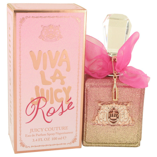 Viva La Juicy Rose by Juicy Couture Eau De Parfum Spray 3.4 oz for Women - Fragrance Spice