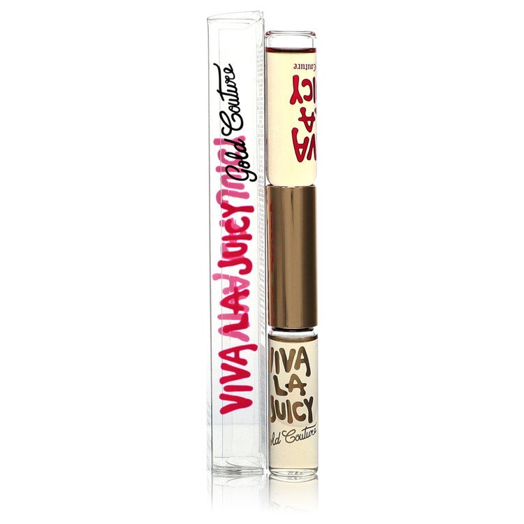 Viva La Juicy by Juicy Couture Duo Roller Ball Viva La Juicy + Viva La Juicy Gold Couture .33 oz for Women - Fragrance Spice