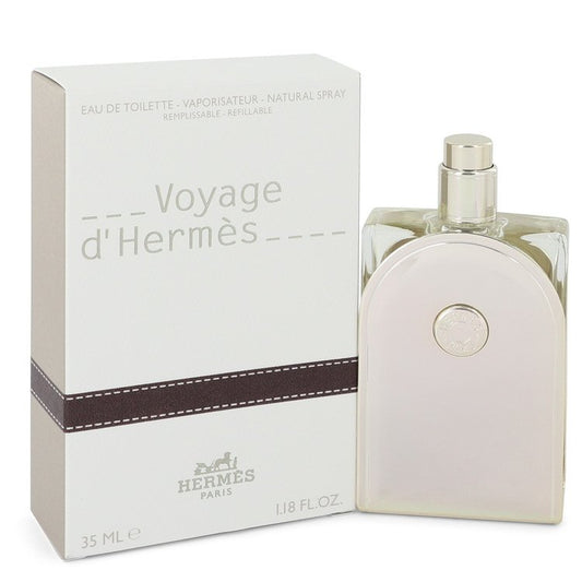 Voyage D'Hermes by Hermes Eau De Toilette Spray Refillable 1.18 oz for Men - Fragrance Spice