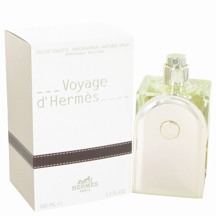 Voyage D'Hermes by Hermes Eau De Toilette Spray Refillable 3.3 oz for Men - Fragrance Spice
