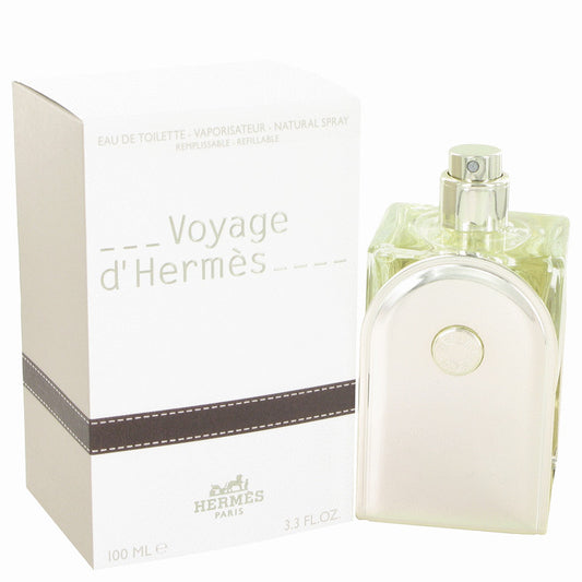 Voyage D'Hermes by Hermes Eau De Toilette Spray Refillable 3.3 oz for Men - Fragrance Spice