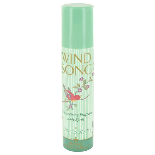 WIND SONG by Prince Matchabelli Deodorant Spray 2.5 oz for Women - Fragrance Spice