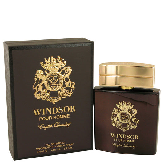 Windsor Pour Homme by English Laundry Eau De Parfum Spray 3.4 oz for Men - Fragrance Spice