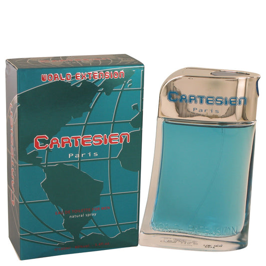 World Extension Cartesien by Viviane Vendelle Eau De Toilette Spray 3.4 oz for Men - Fragrance Spice
