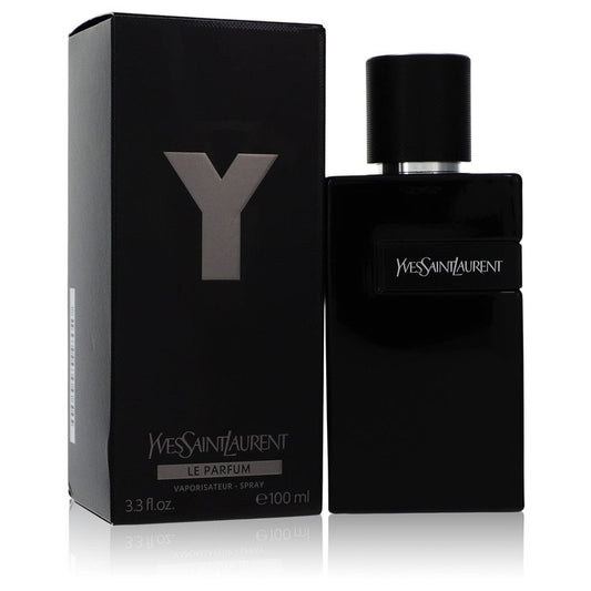 Y Le Parfum by Yves Saint Laurent Eau De Parfum Spray 3.3 oz for Men - Fragrance Spice