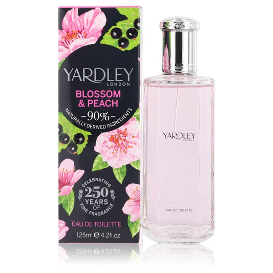 Yardley Blossom & Peach by Yardley London Eau De Toilette Spray 4.2 oz for Women - Fragrance Spice
