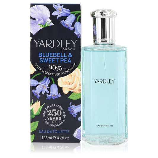 Yardley Bluebell & Sweet Pea by Yardley London Eau De Toilette Spray 4.2 oz for Women - Fragrance Spice