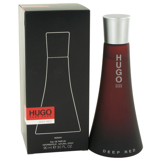 hugo DEEP RED by Hugo Boss Eau De Parfum Spray 3 oz for Women - Fragrance Spice