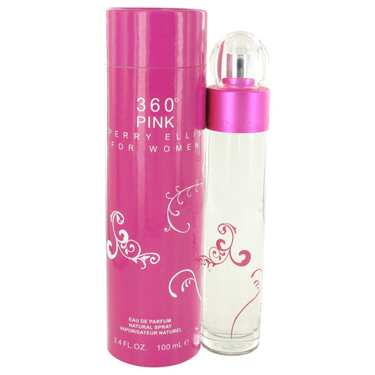perry ellis 360 Pink by Perry Ellis Eau De Parfum Spray 3.4 oz for Women - Fragrance Spice